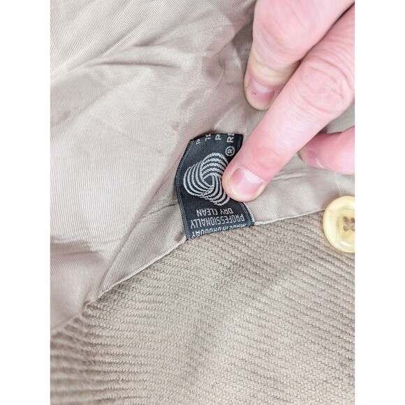 J.J.Adams 100% Wool Blazer Jacket Coat Super Soft Women's Tan Size 40/Large/10 - Picture 3 of 7